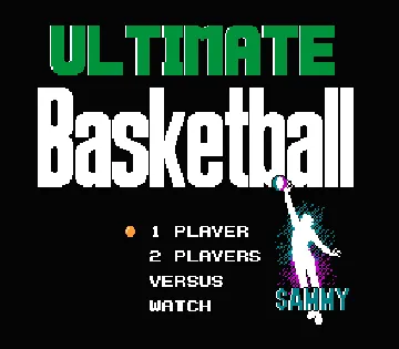 Ultimate Basketball (USA) screen shot title